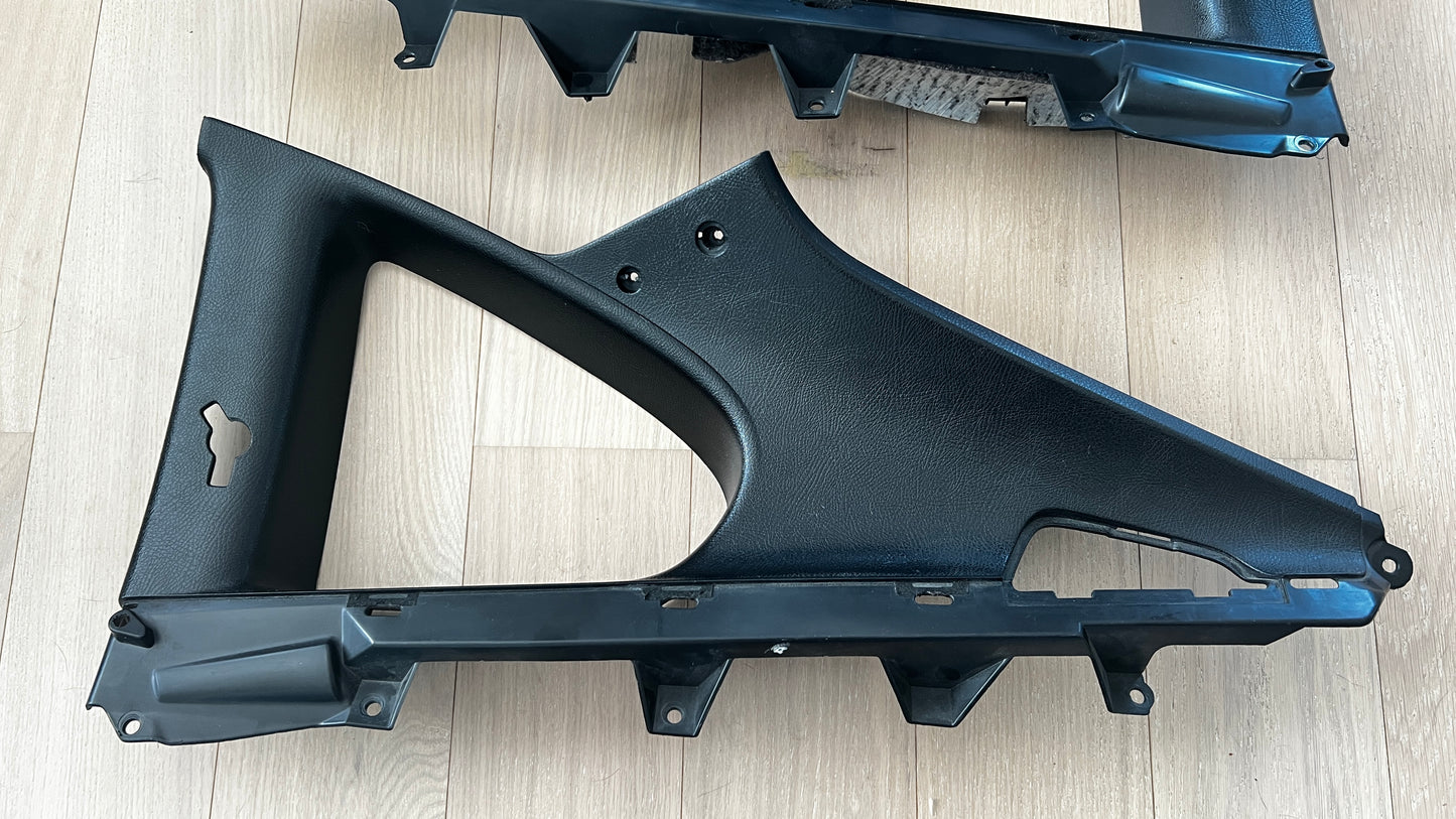 JZA80 Supra Genuine OEM Quarter Window Interior Trim Set (2pc.) (62471-14291-C0, 62472-14281-C0)