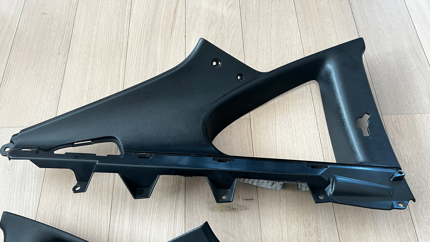 JZA80 Supra Genuine OEM Quarter Window Interior Trim Set (2pc.) (62471-14291-C0, 62472-14281-C0)