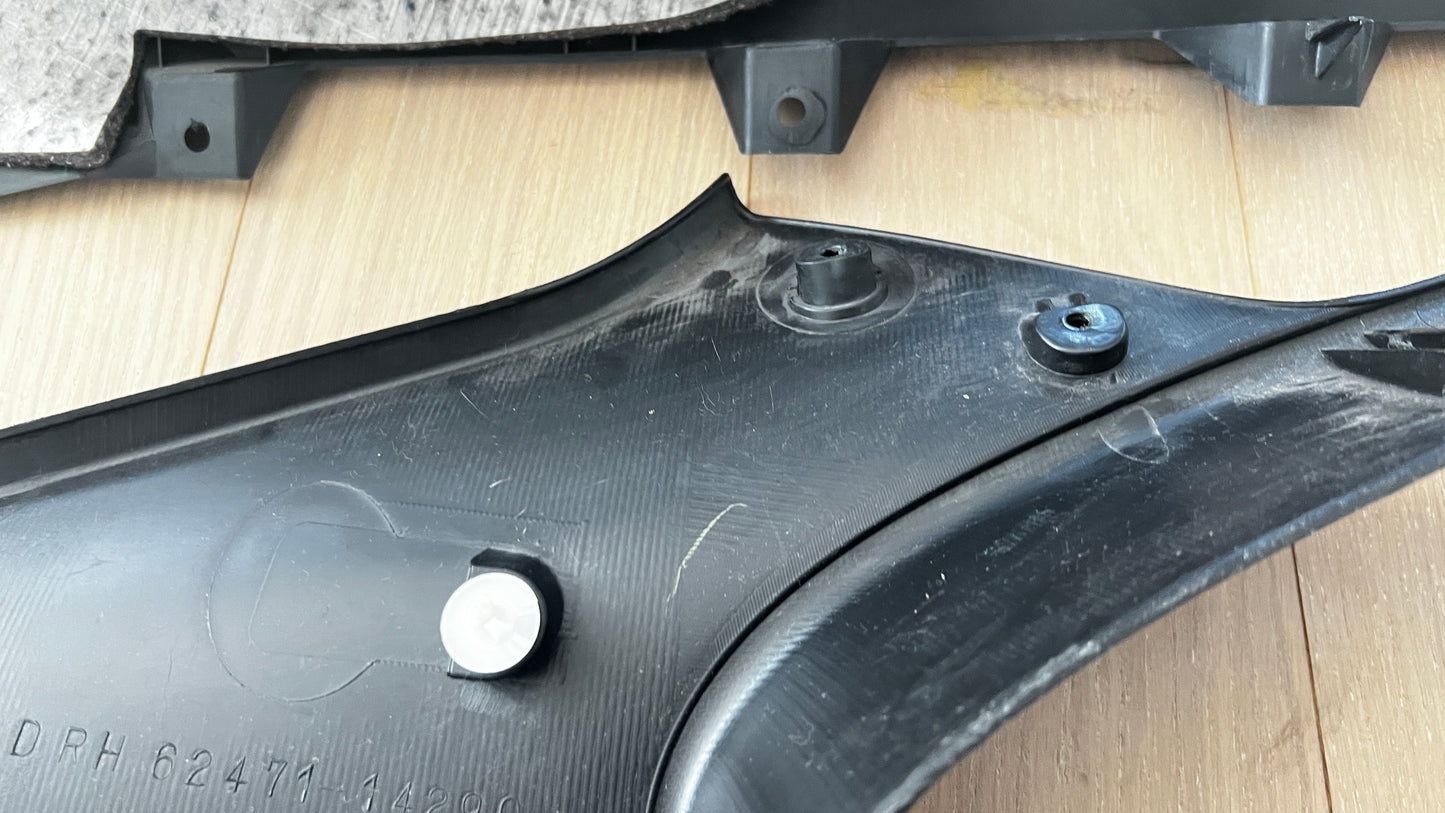 JZA80 Supra Genuine OEM Quarter Window Interior Trim Set (2pc.) (62471-14291-C0, 62472-14281-C0)