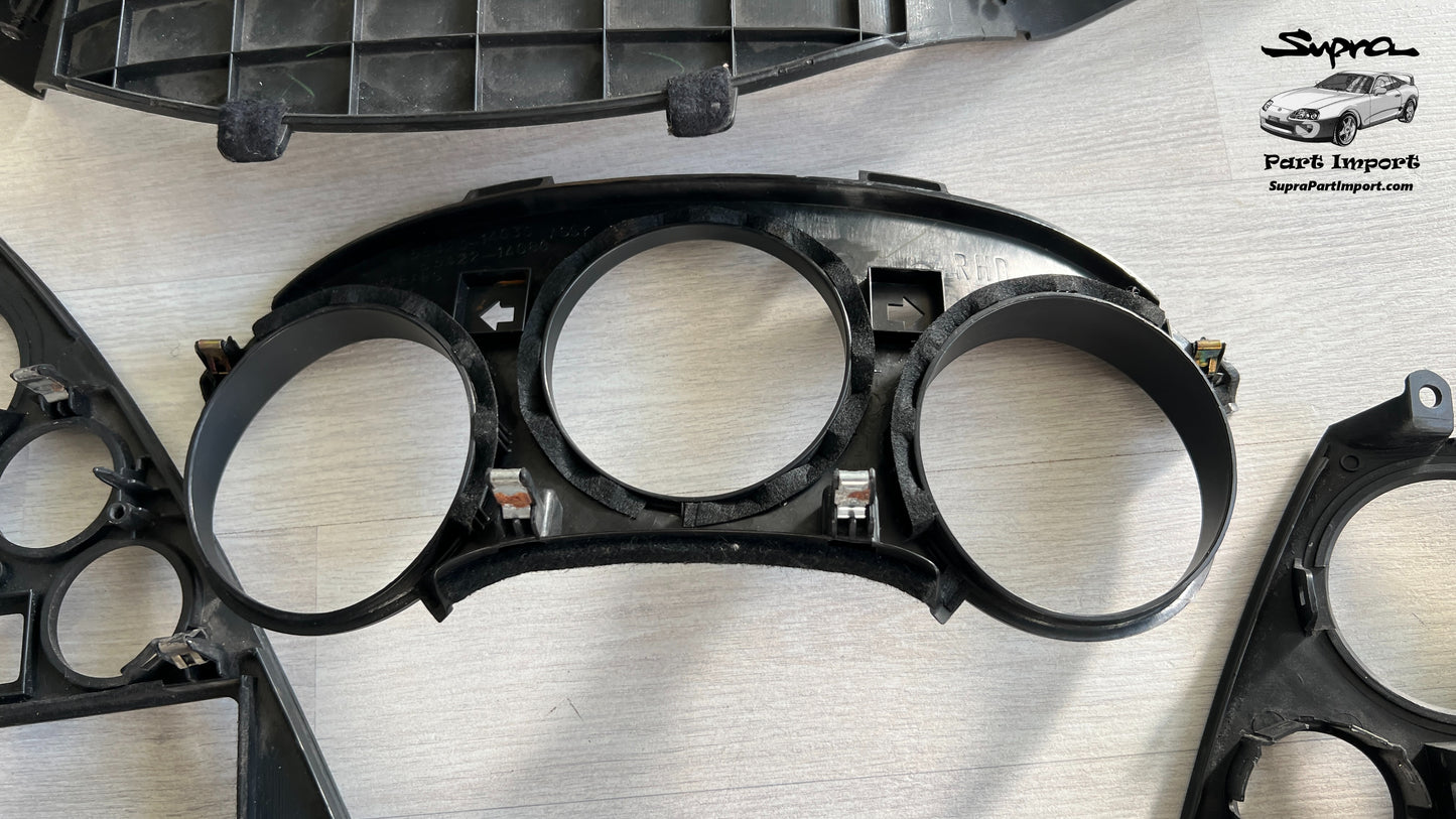JZA80/MK4 Supra Genuine OEM S1 RHD Dash Panel Set (7 pc)