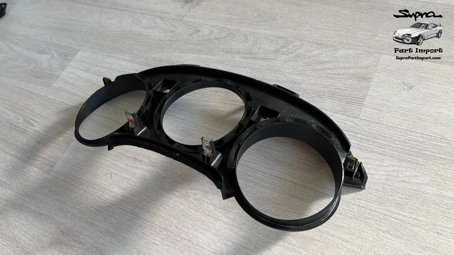 *No Broken Tabs* JZA80/MK4 Supra Genuine OEM S1 LHD/RHD Center Speedometer Panel, Center Instrument Cluster Finish (55405-14120)