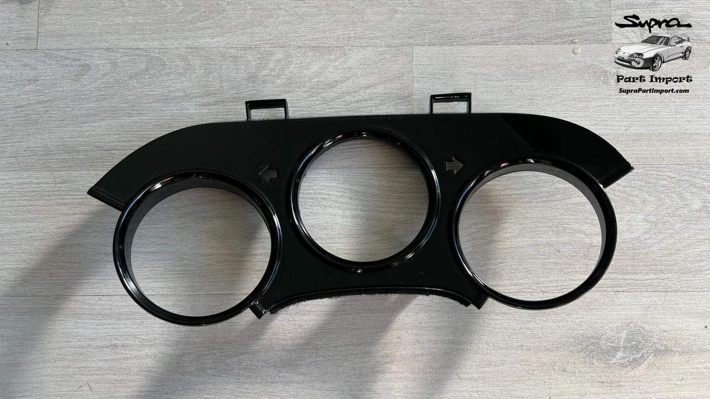 *One Broken Tab* JZA80/MK4 Supra Genuine OEM S1 LHD/RHD Center Speedometer Panel, Center Instrument Cluster Finish (55405-14120)