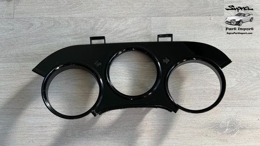 *One Broken Tab* JZA80/MK4 Supra Genuine OEM S1 LHD/RHD Center Speedometer Panel, Center Instrument Cluster Finish (55405-14120)