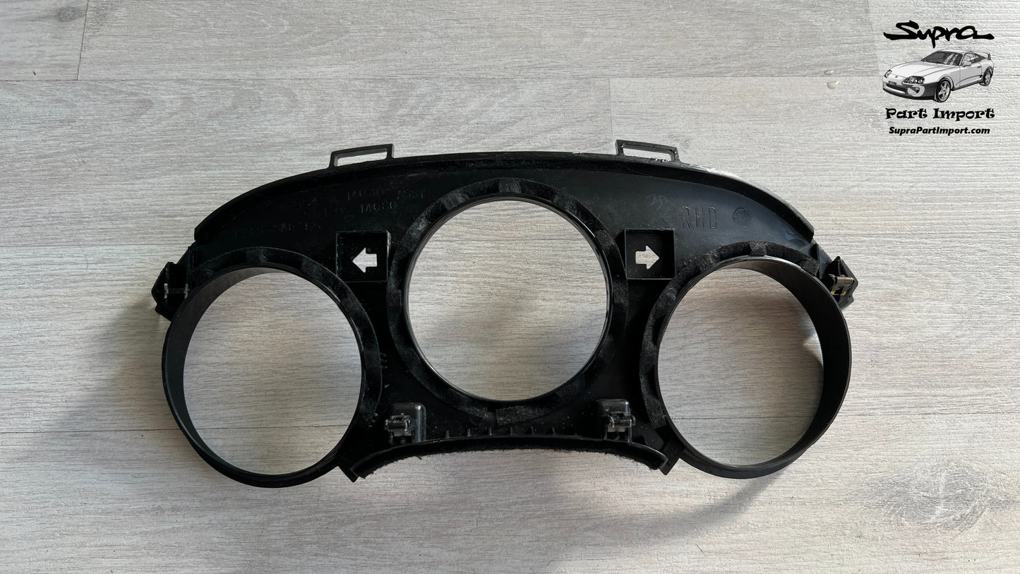 *One Broken Tab* JZA80/MK4 Supra Genuine OEM S1 LHD/RHD Center Speedometer Panel, Center Instrument Cluster Finish (55405-14120)
