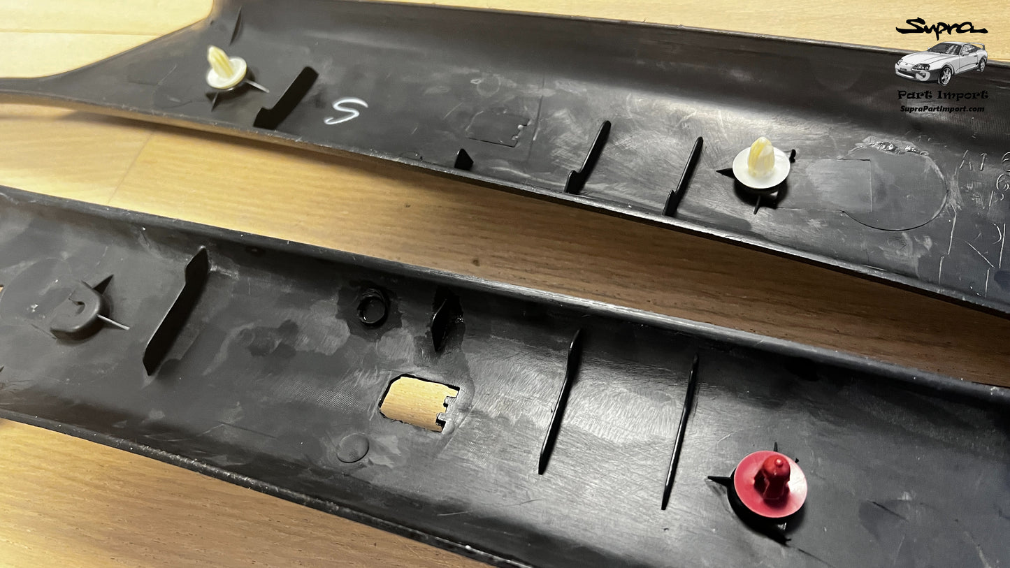 *RARE* JZA80/MK4 Supra Genuine OEM RHD A-Pillar Trim Set (62220-14060 + 62210-14070)