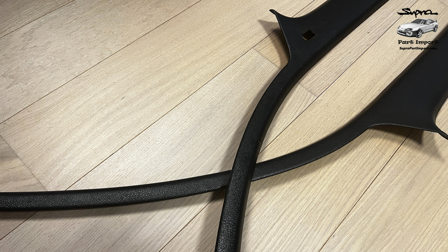 *RARE* JZA80 Supra Genuine OEM RHD A-Pillar Trim Set (62220-14060 + 62210-14070)