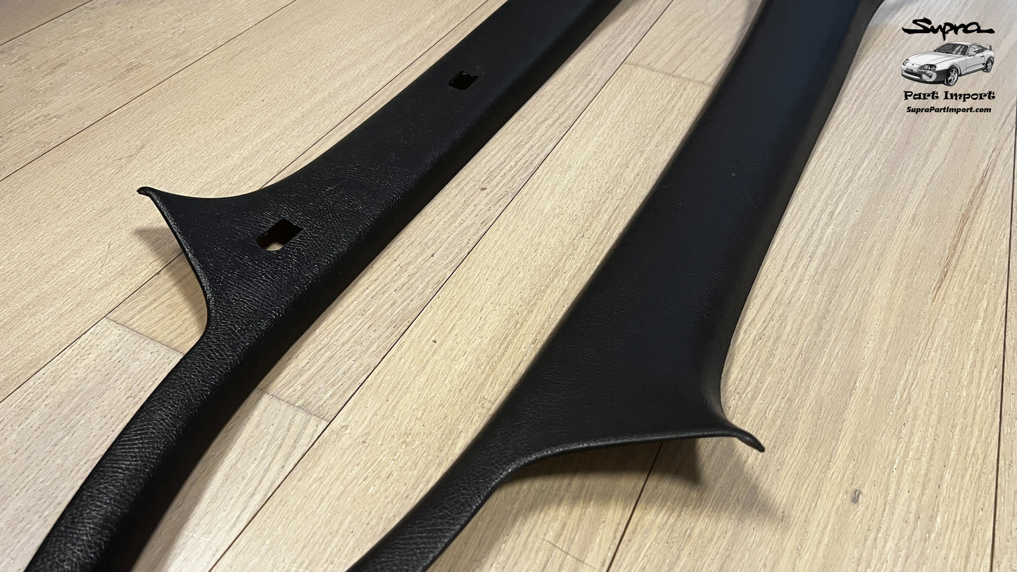 *RARE* JZA80 Supra Genuine OEM RHD A-Pillar Trim Set (62220-14060 + 62210-14070)