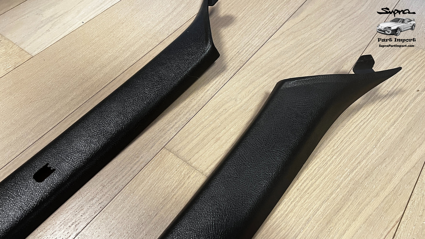 *RARE* JZA80 Supra Genuine OEM RHD A-Pillar Trim Set (62220-14060 + 62210-14070)