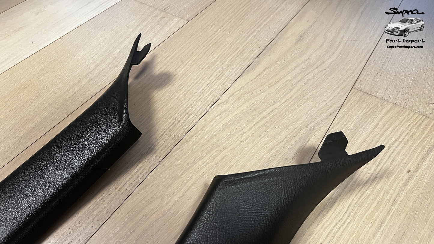 *RARE* JZA80 Supra Genuine OEM RHD A-Pillar Trim Set (62220-14060 + 62210-14070)