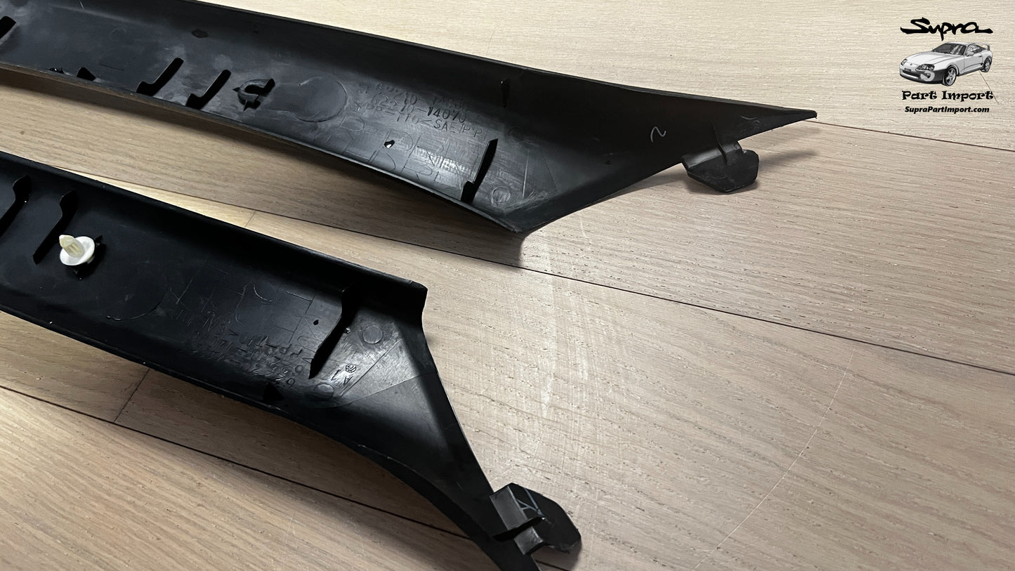 *RARE* JZA80 Supra Genuine OEM RHD A-Pillar Trim Set (62220-14060 + 62210-14070)