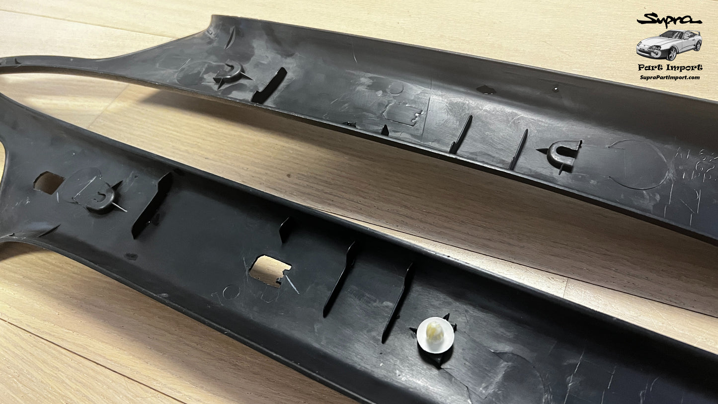 *RARE* JZA80 Supra Genuine OEM RHD A-Pillar Trim Set (62220-14060 + 62210-14070)