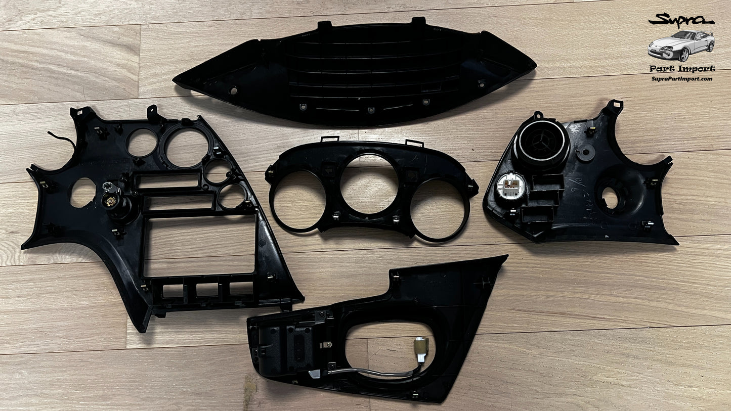 JZA80/MK4 Supra Genuine OEM S1 RHD Dash Panel Set (5 pc)