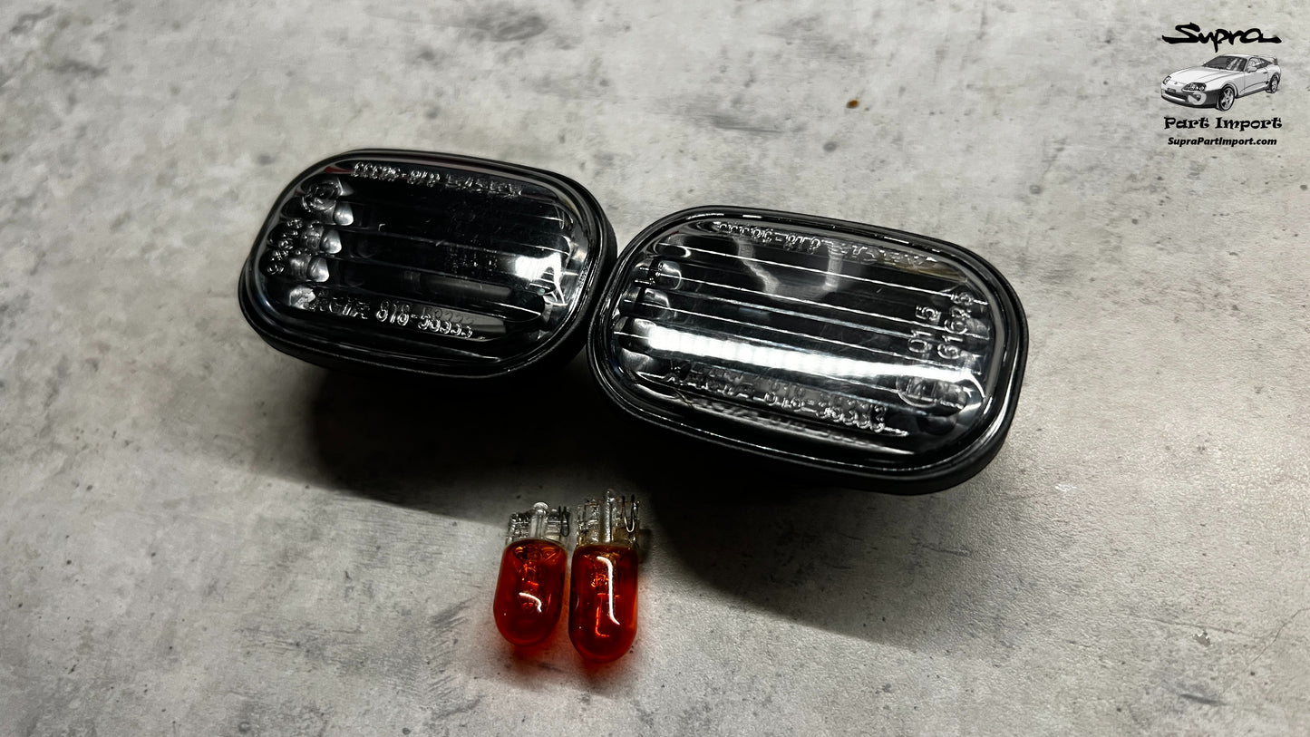 JZA80 Supra Aftermarket Side Turn Signal Assemblies (2 pc)