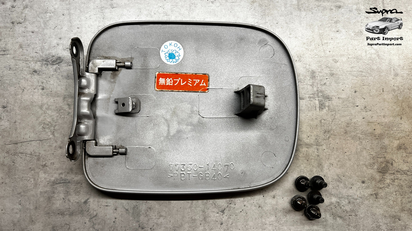 JZA80 Supra Genuine OEM Fuel Lid /w Latch (77350-14070)