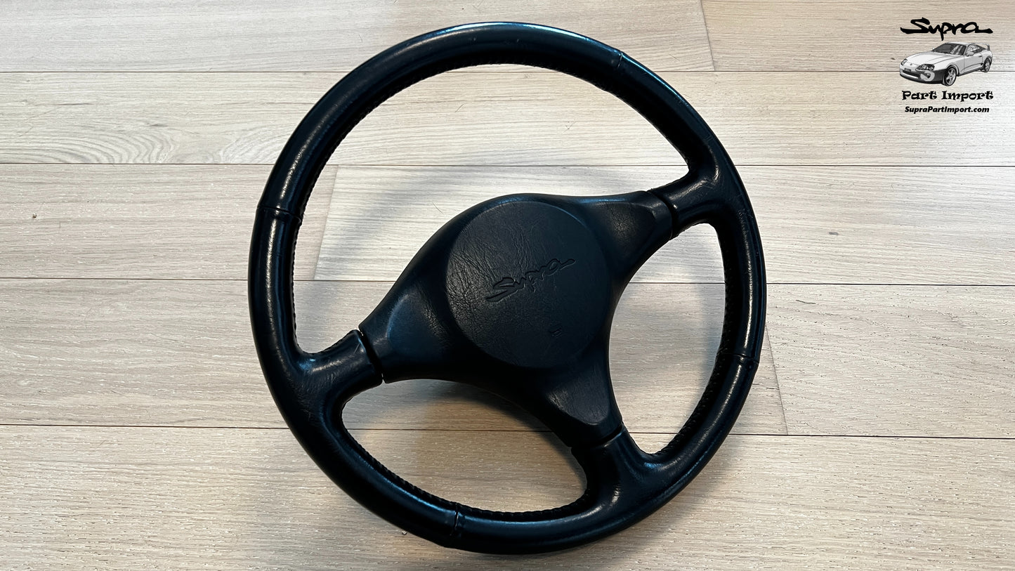 *MINT* JZA80 Supra Genuine OEM "Supra" Script Steering Wheel