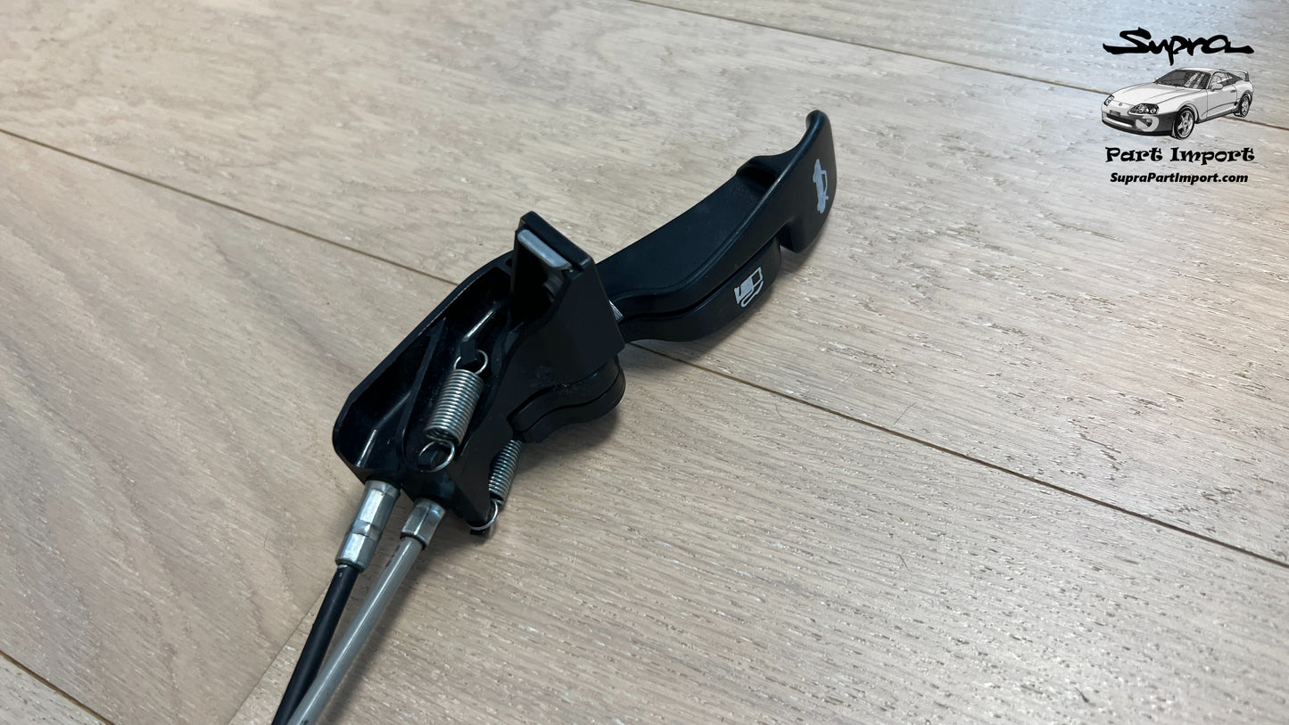 *RARE* JZA80/MK4 Supra Genuine OEM Trunk/Fuel Lid Latch /w Release Cables & Mounts