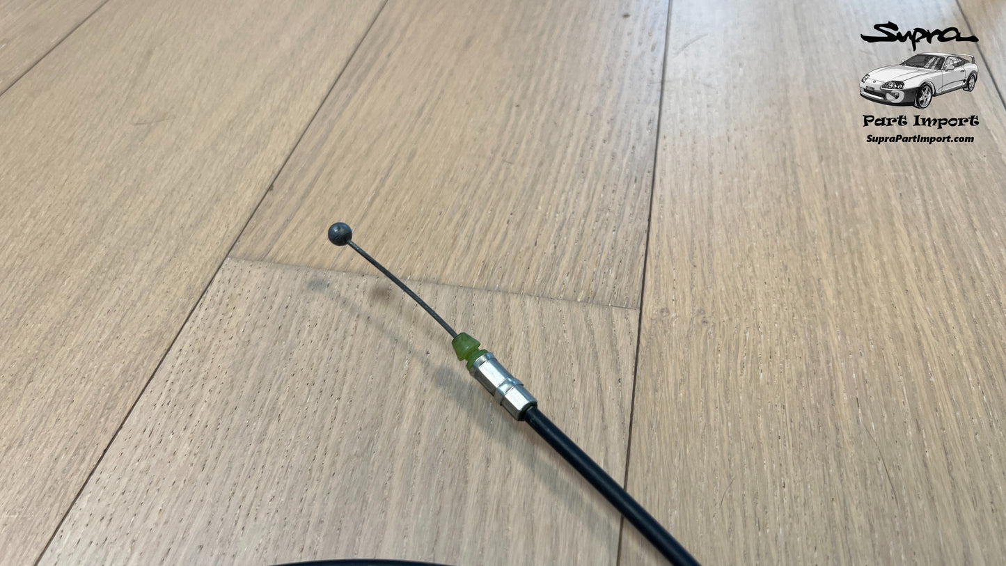 *RARE* JZA80/MK4 Supra Genuine OEM Trunk/Fuel Lid Latch /w Release Cables & Mounts