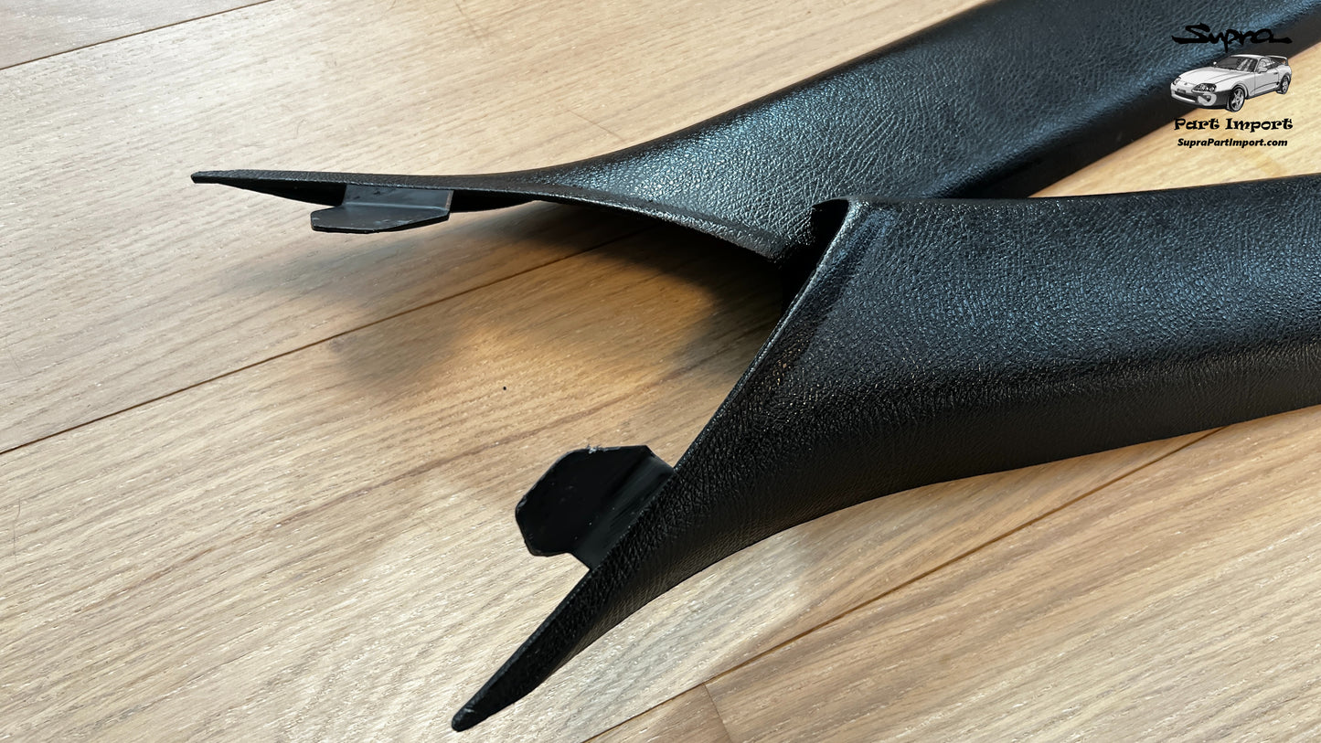 *RARE* JZA80 Supra Genuine OEM RHD A-Pillar Trim Set (62220-14060 + 62210-14070)