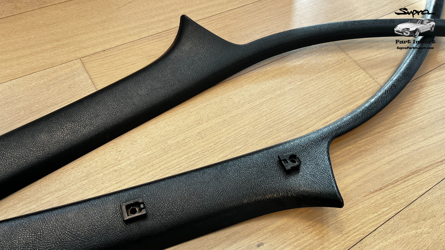 *RARE* JZA80 Supra Genuine OEM RHD A-Pillar Trim Set (62220-14060 + 62210-14070)