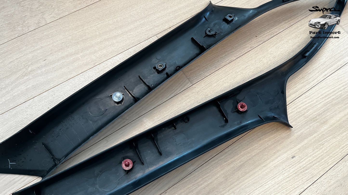 *RARE* JZA80 Supra Genuine OEM RHD A-Pillar Trim Set (62220-14060 + 62210-14070)