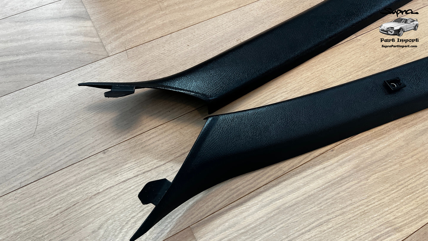 *RARE* JZA80 Supra Genuine OEM RHD A-Pillar Trim Set (62220-14060 + 62210-14070)