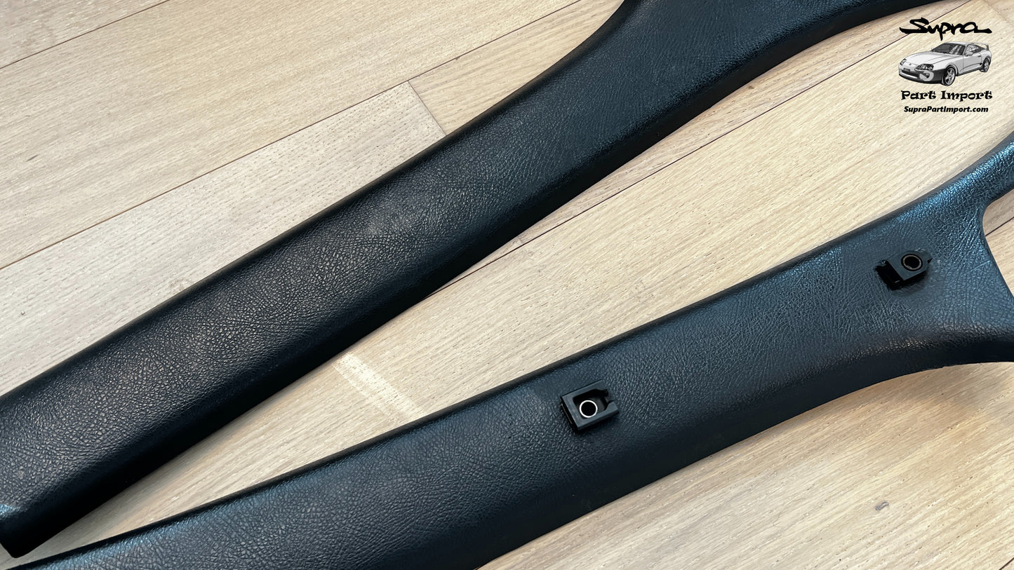 *RARE* JZA80 Supra Genuine OEM RHD A-Pillar Trim Set (62220-14060 + 62210-14070)