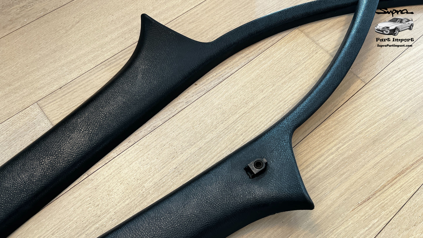 *RARE* JZA80 Supra Genuine OEM RHD A-Pillar Trim Set (62220-14060 + 62210-14070)
