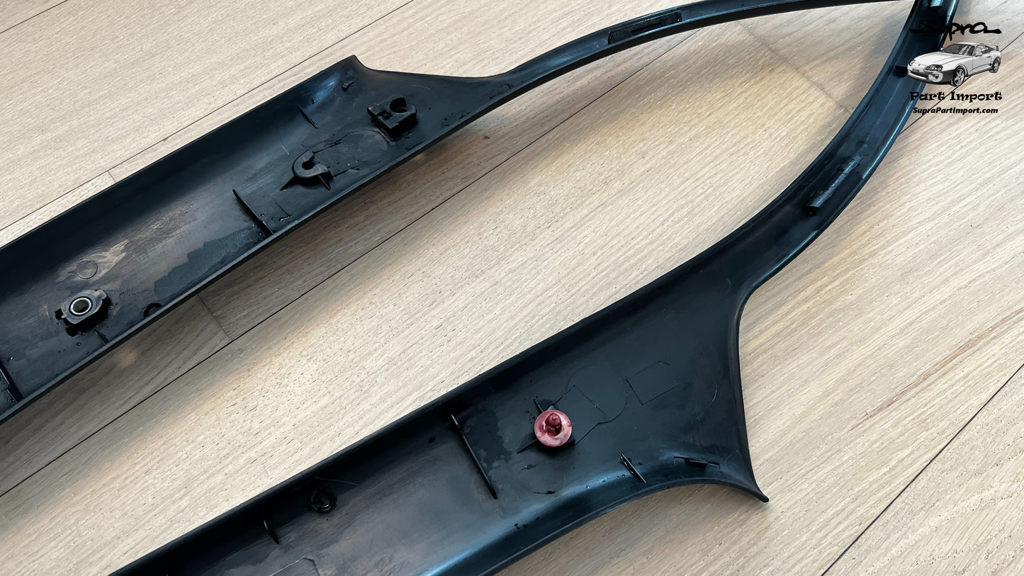 *RARE* JZA80 Supra Genuine OEM RHD A-Pillar Trim Set (62220-14060 + 62210-14070)