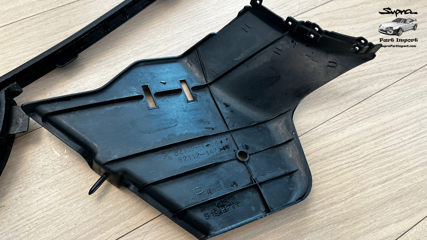 JZA80 Supra Genuine OEM RHD Interior Side Kick Panels (62102-14240-C0, 62101-14180-C0)