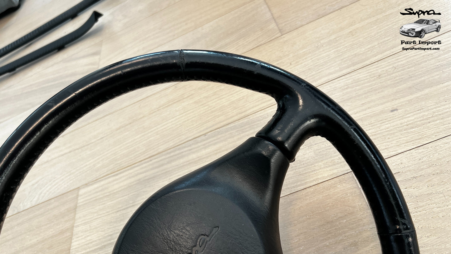 JZA80 Supra Genuine OEM "Supra" Script Steering Wheel