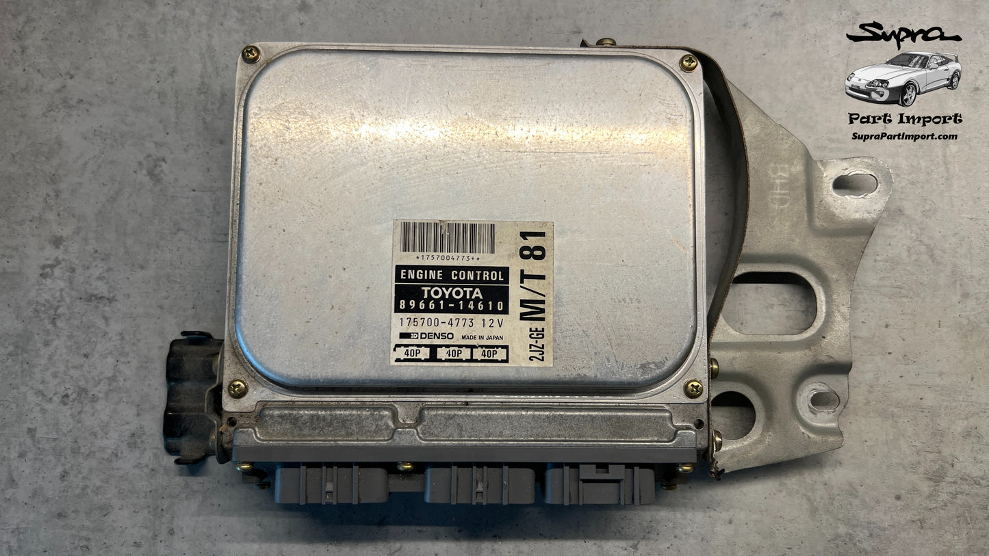JZA80 Supra Genuine OEM J-Spec S1 RHD M/T 2JZ-GE Non-VVTi ECU (89661-14610)