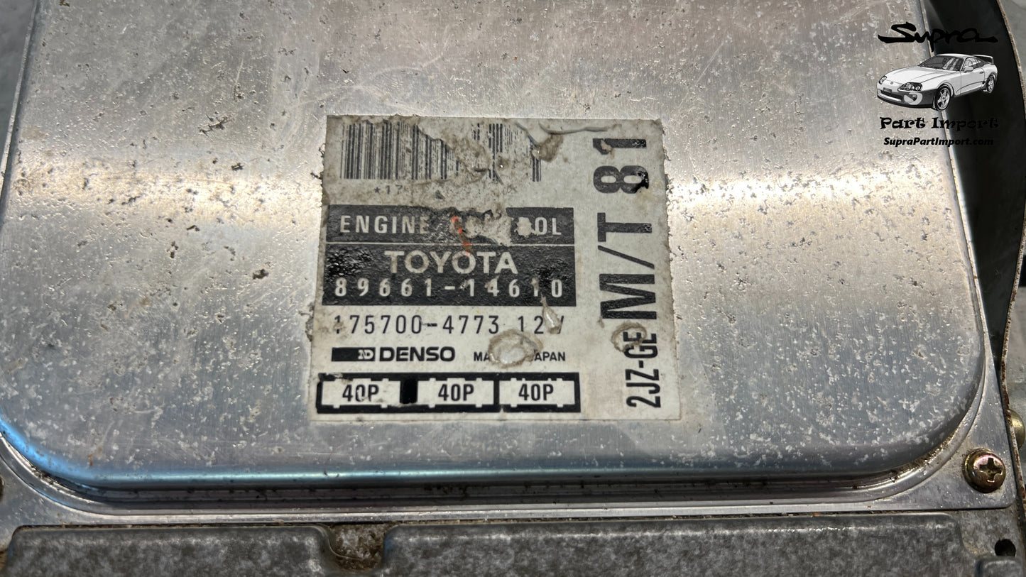 JZA80 Supra Genuine OEM J-Spec S1 RHD M/T 2JZ-GE Non-VVTi ECU (89661-14610)