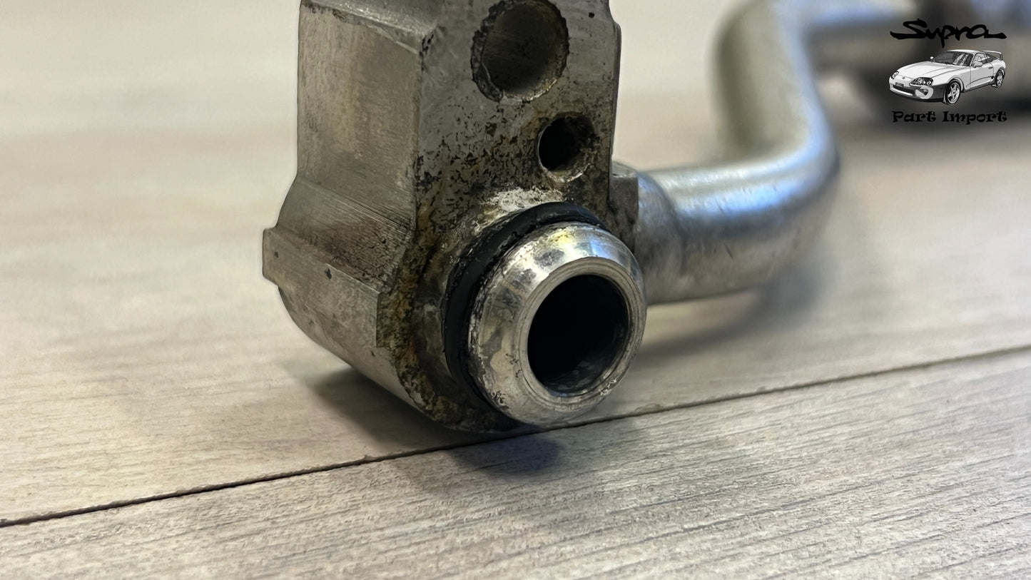 *RARE* JZA80 Supra Genuine OEM Air Conditioning Coolant Refrigerant Discharge Liquid Hose (88711-14650)