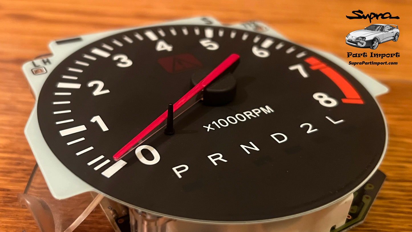 *LHD, DISCONTINUED* JZA80 Supra Genuine OEM LHD Tachometer Assembly (83242-1U310)