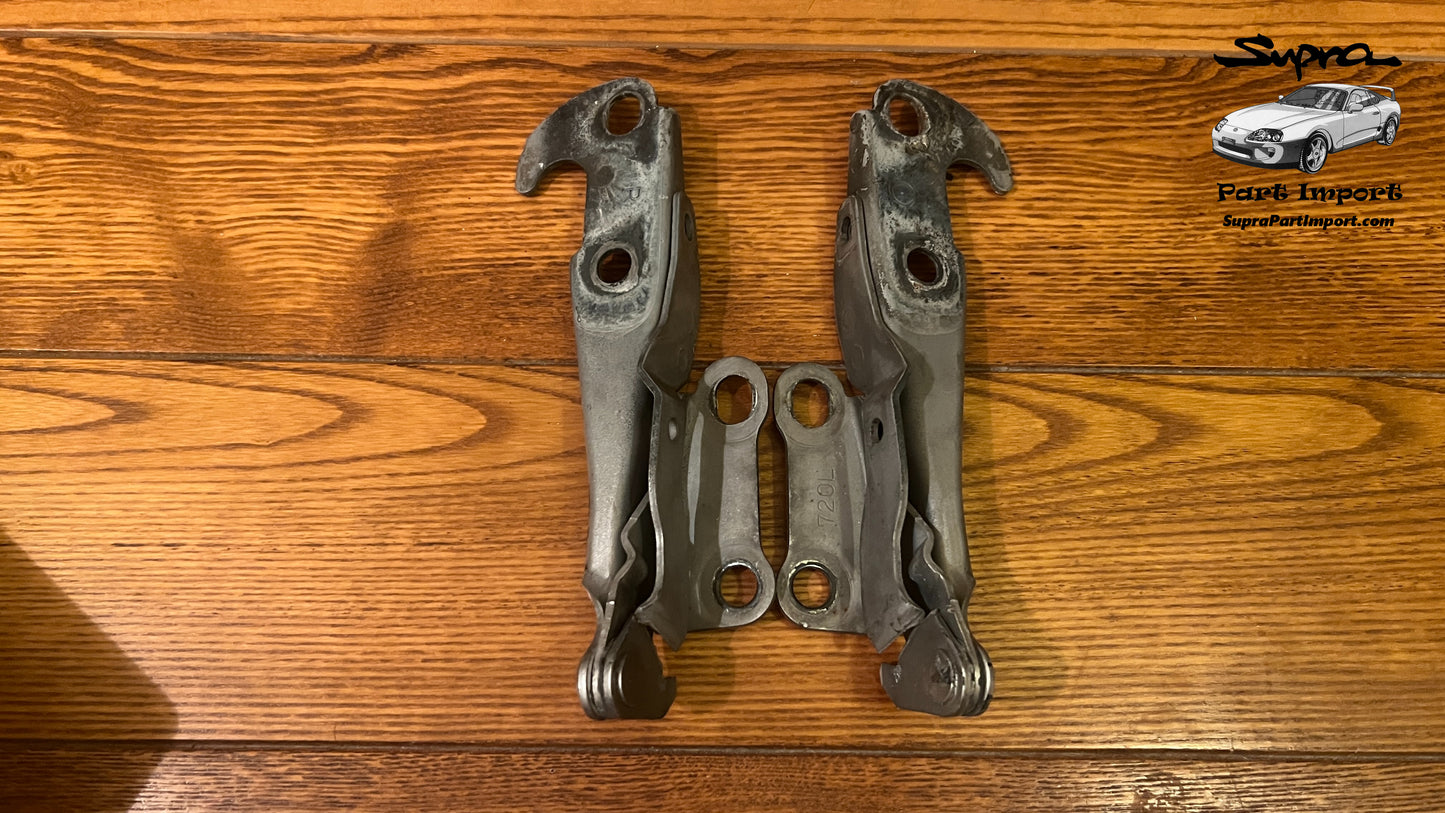 JZA80 Supra Genuine OEM Bonnet Hinge Set (2 pc.) (53410-14130 + 53420-14100)