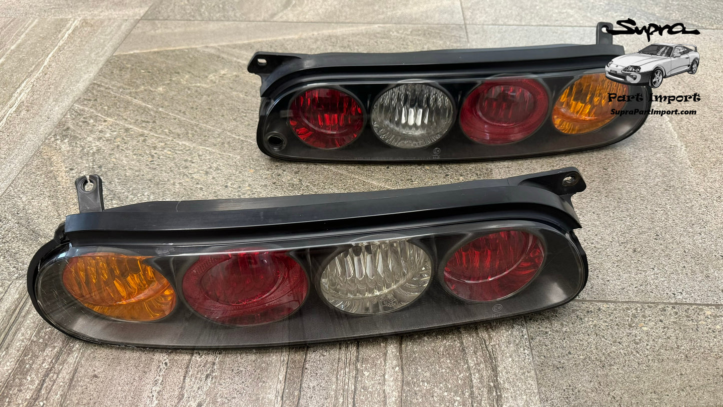 *RARE* JZA80 Supra Genuine OEM EU-SPEC S1 Tail Light Assembly Set (81550-14680 + 81560-14680) | DS