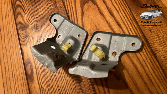 *DISCO* JZA80 Supra Genuine OEM RH+LH Door Lock Remote Cont Base Plate Set (2 pc) (69615-14020 + 69616-14020)