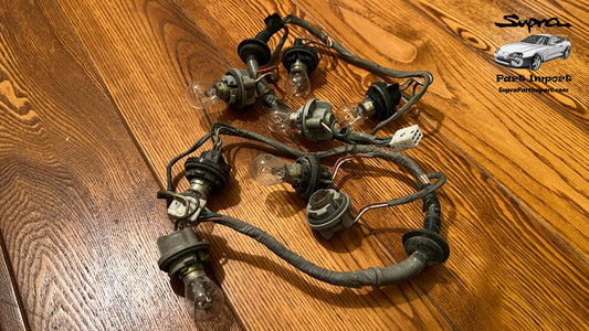 JZA80 Supra Genuine OEM LH+RH Rear Combination Lamp Socket and Wire Sub-Assy (81555-14660 / 81555-14700)