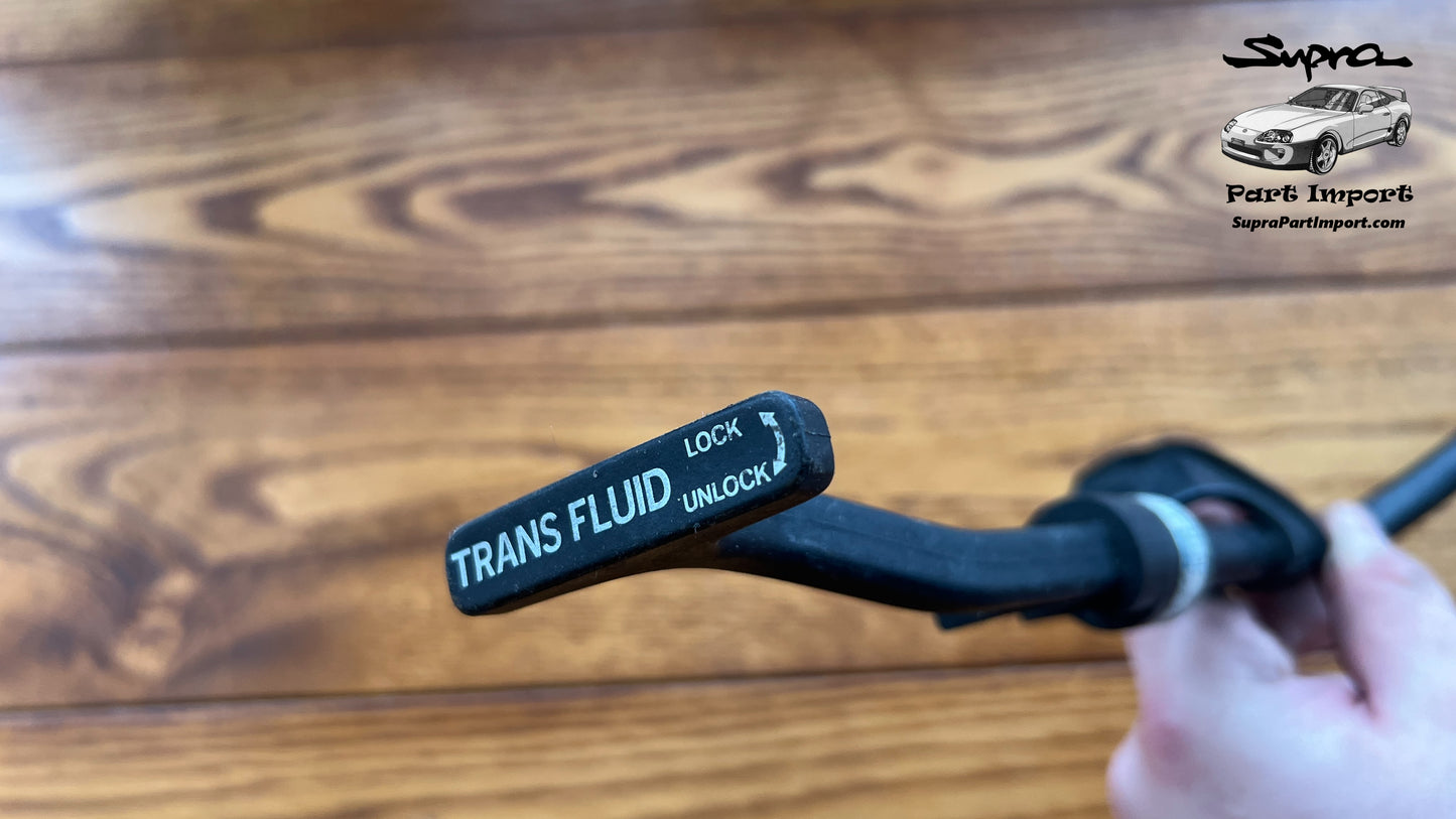 JZA80 Supra Genuine OEM LHD/RHD Auto Transmission Dip Stick / Transmission Oil Level w/ Tube (35103-14100 + 35013-14150)