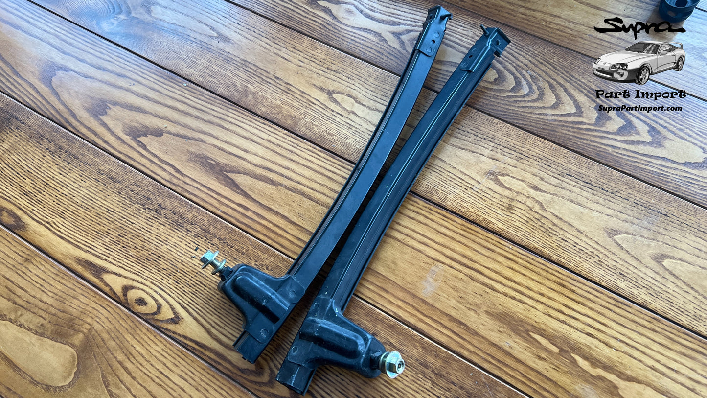 JZA80 Supra Genuine OEM LHD/RHD Front Door Door Glass Frame Sub-Assy Set (67401-14240 + 67402-14230)