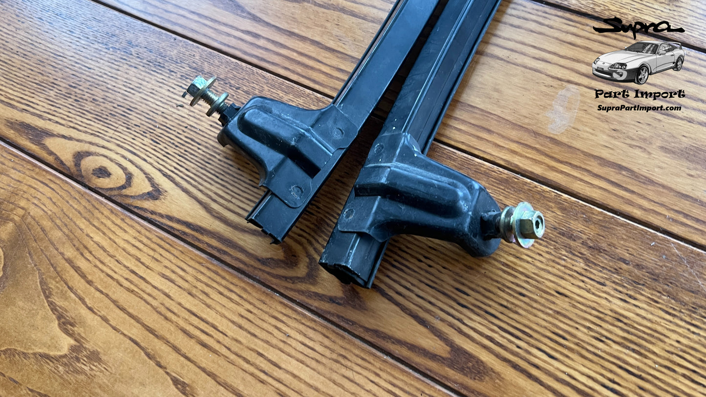 JZA80 Supra Genuine OEM LHD/RHD Front Door Door Glass Frame Sub-Assy Set (67401-14240 + 67402-14230)