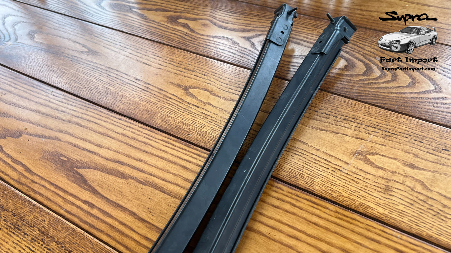JZA80 Supra Genuine OEM LHD/RHD Front Door Door Glass Frame Sub-Assy Set (67401-14240 + 67402-14230)
