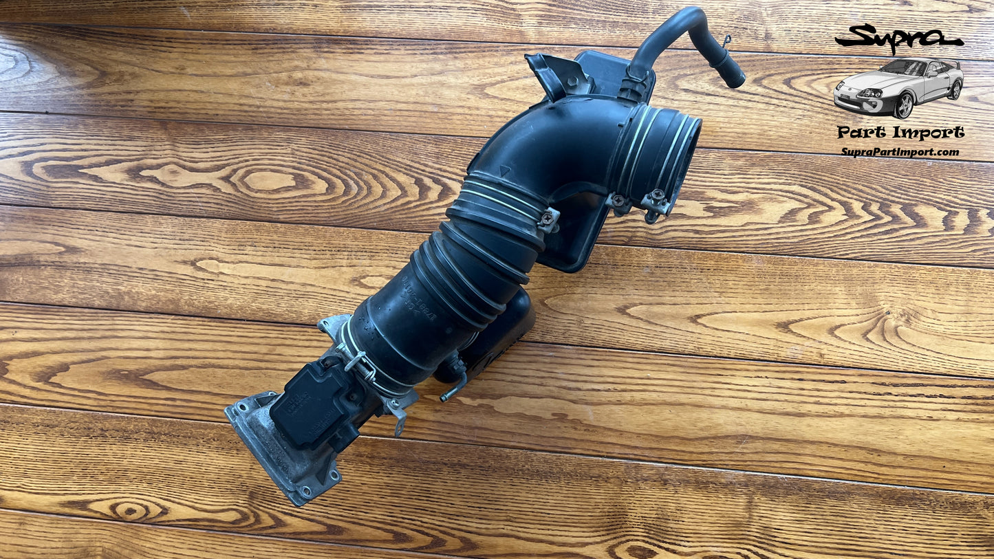 *RARE, DISCONTINUED* JZA80 Supra Genuine OEM LHD NA MAF Assy w/ Air Cleaner Piping (22250-46010 / 22250-46040)