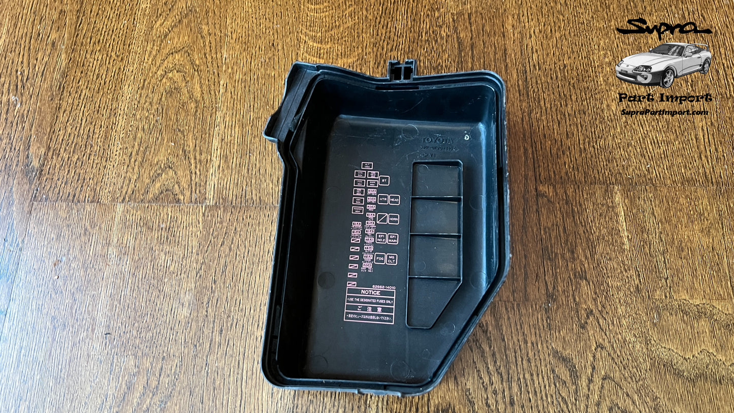 JZA80 Supra Genuine OEM LHD/RHD Engine Bay Fuse Box Plastic Cover