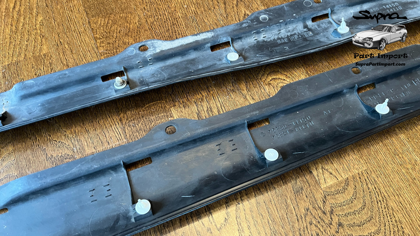 JZA80 Supra Genuine OEM LHD/RHD Side Body Rocker Panel Moulding Set (75850-19175 + 75860-19175)