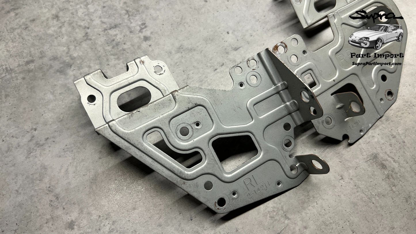 JZA80 Supra Genuine OEM S1/S2 RHD Radio Bracket Set (2 pc.) (86212-14210 + 86211-14250)