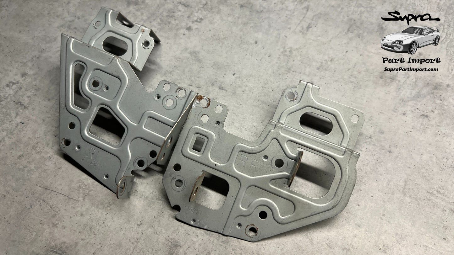 JZA80 Supra Genuine OEM S1/S2 RHD Radio Bracket Set (2 pc.) (86212-14210 + 86211-14250)
