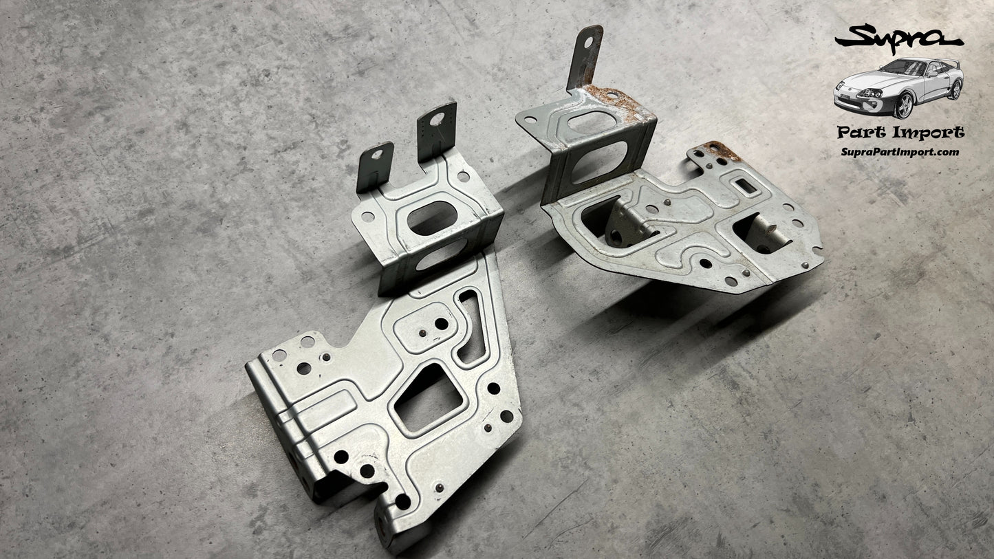 JZA80 Supra Genuine OEM S1/S2 RHD Radio Bracket Set (2 pc.) (86212-14210 + 86211-14250)