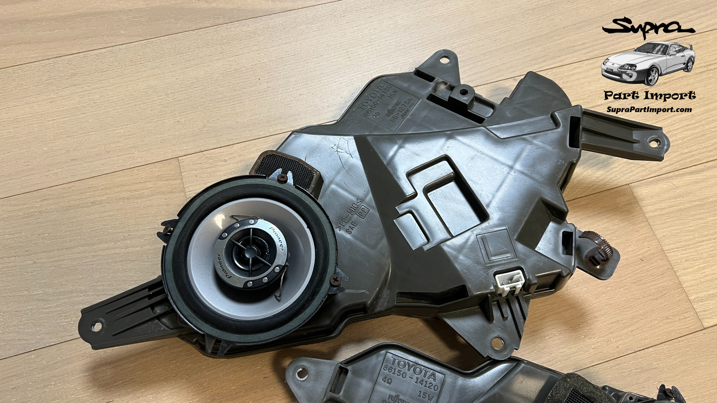JZA80 Supra Genuine OEM LHD/RHD Front Speaker Box Set (L+R) (86150-14131 + 86150-14121)