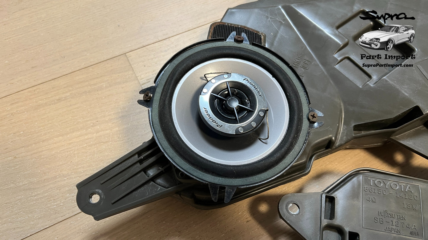 JZA80 Supra Genuine OEM LHD/RHD Front Speaker Box Set (L+R) (86150-14131 + 86150-14121)